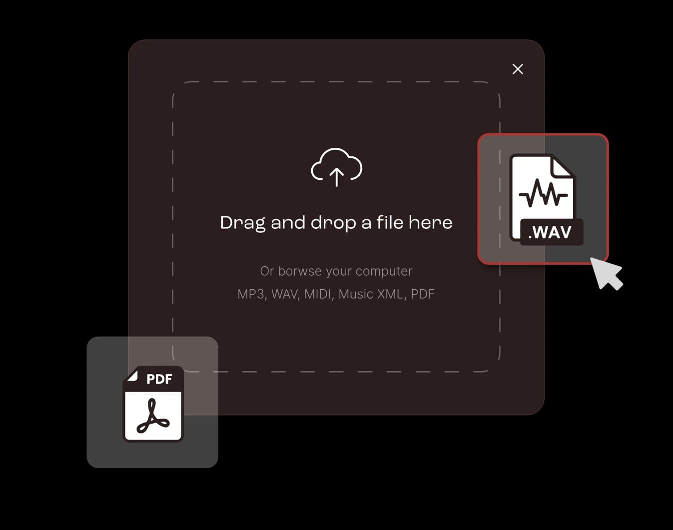 Audio to sheet music in seconds